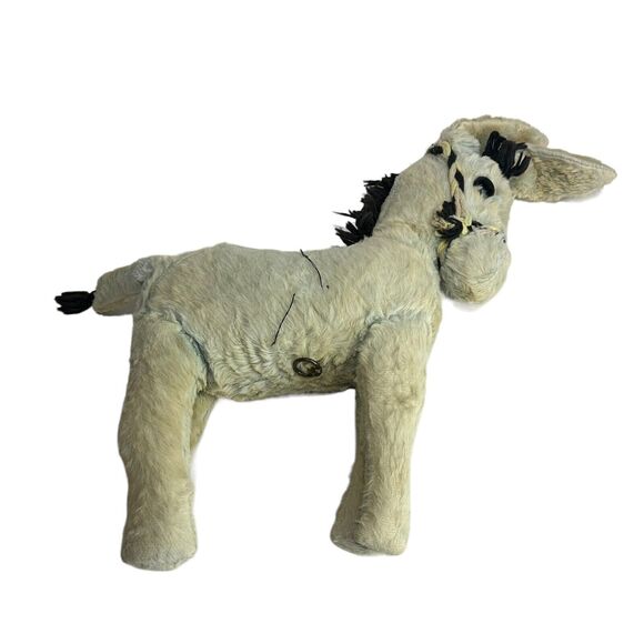 vintage wind up musical plush donkey - Picture 1 of 11